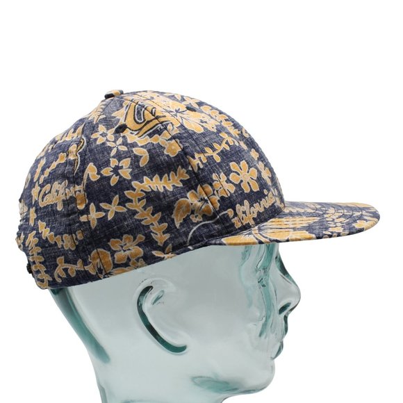 California Cal State Berkley Blue Gold Hawaiian Snapback Hat Ke Nui Hula Girl - Picture 6 of 10